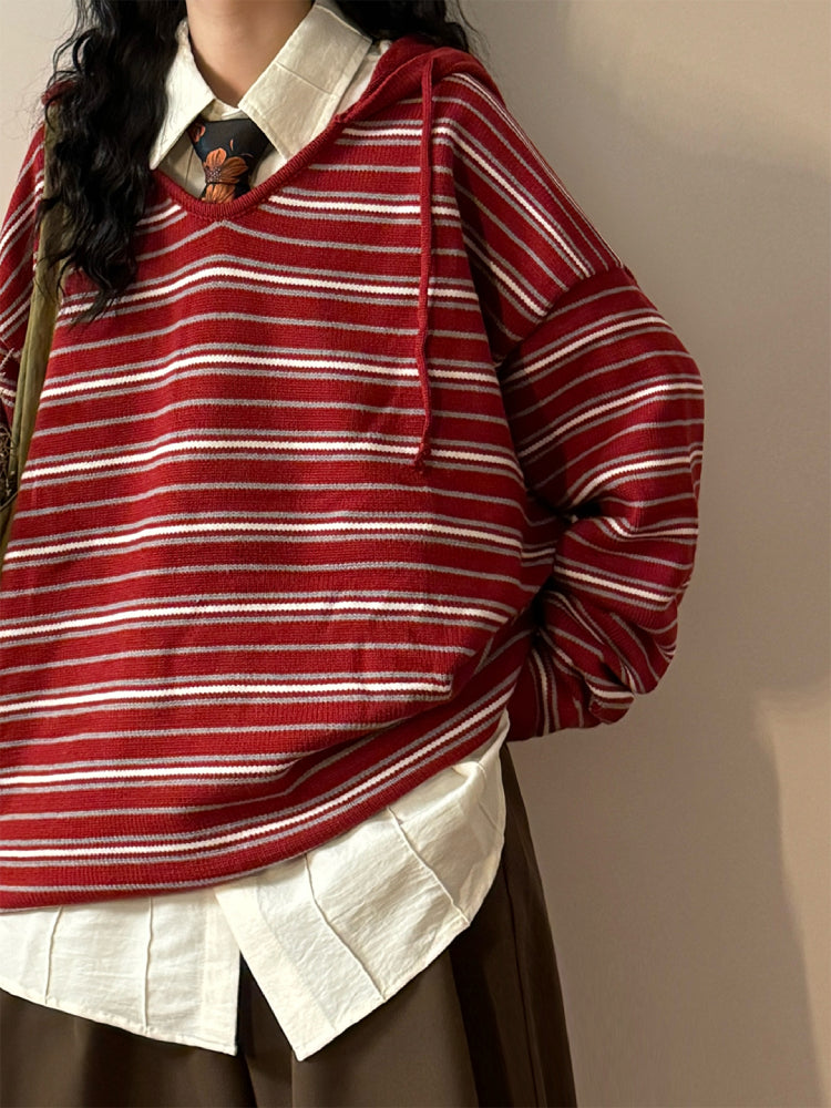 Maple Lane Campus Knit Hoodies-ntbhshop