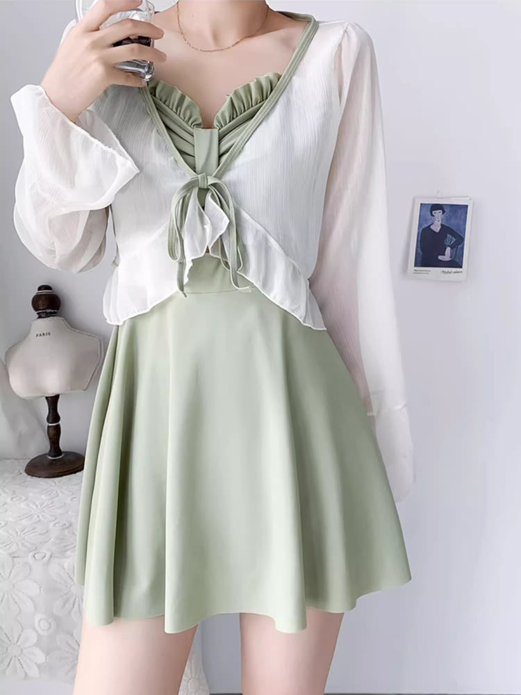 Serene Lady Swim Dresses-ntbhshop