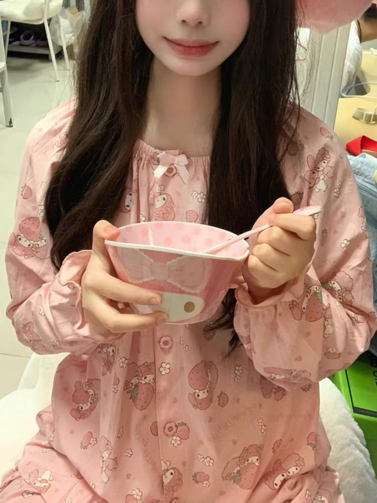 Sweet Melody Cotton Pajama Setss-ntbhshop