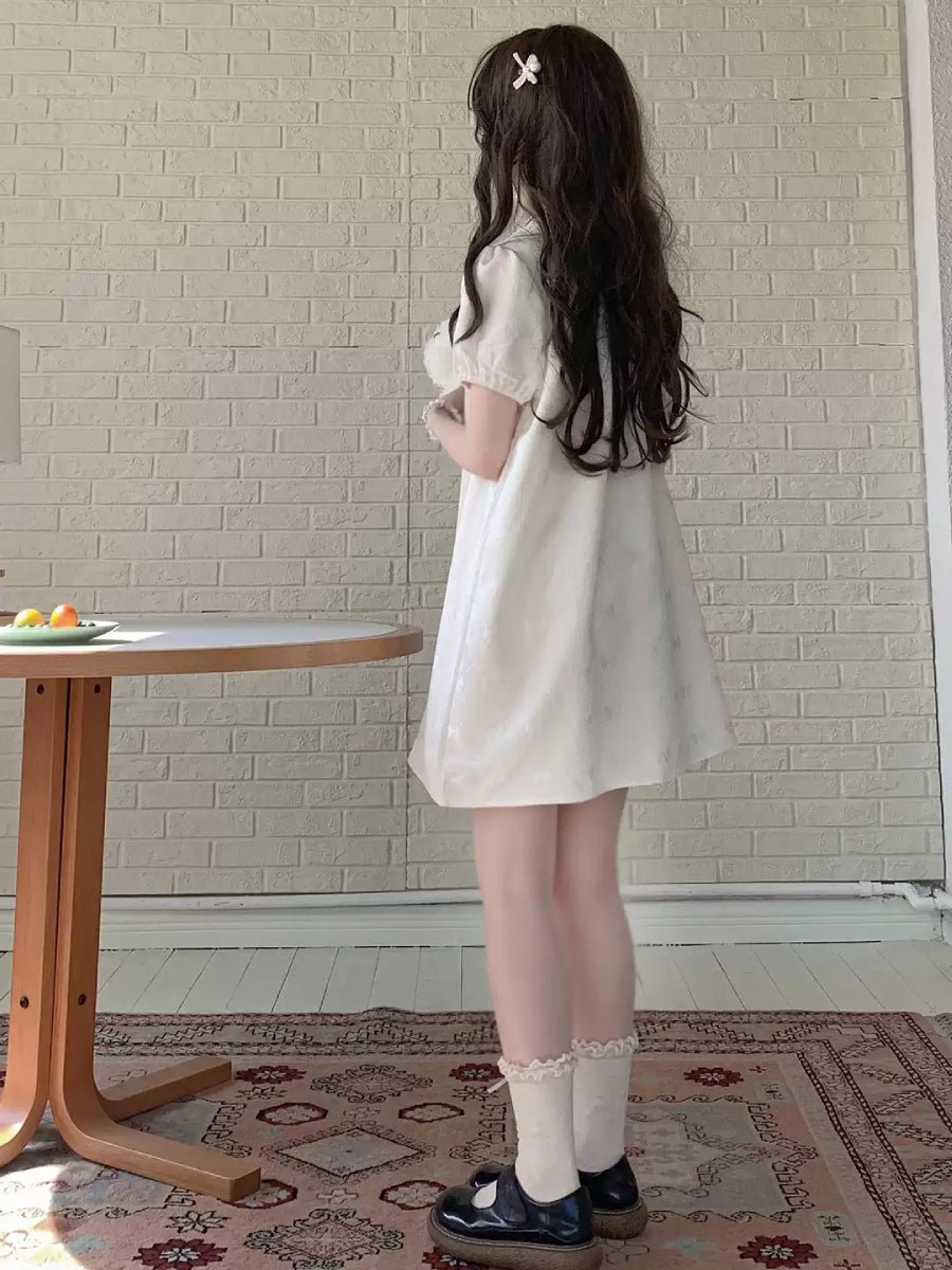 Ceramic Doll Ribbon Dresses-Dresses-ntbhshop
