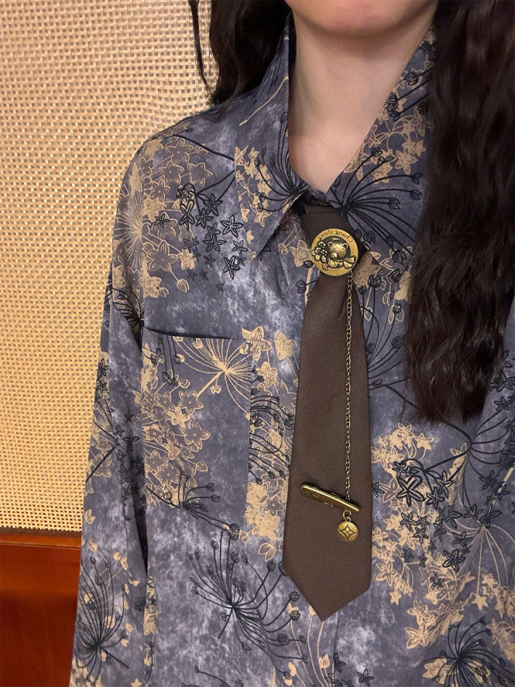 Twilight Dandelion Unisex Shirts with Ties-ntbhshop