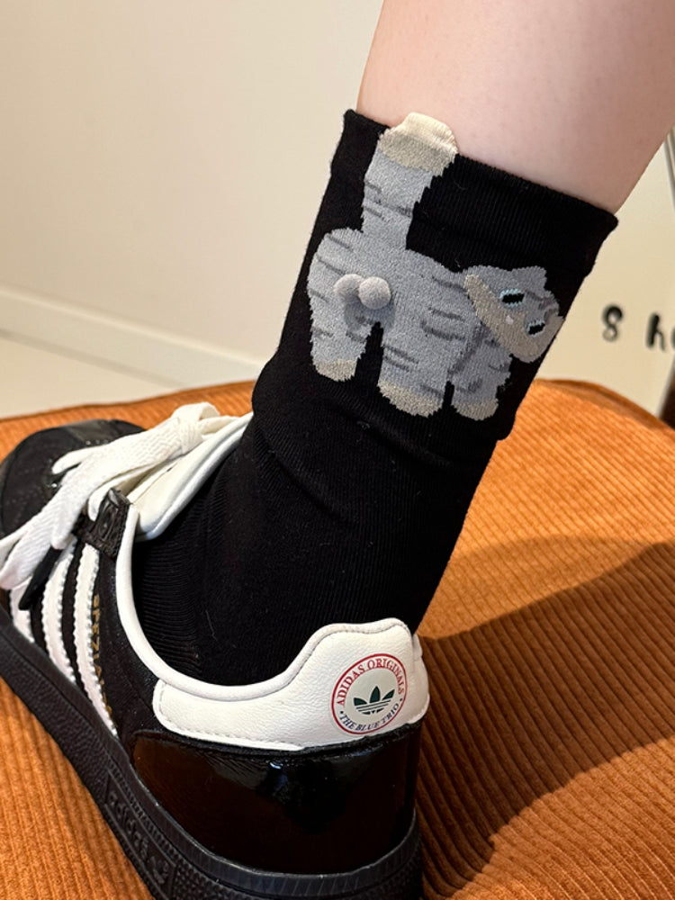 Peachy Paws Crew Socks-ntbhshop