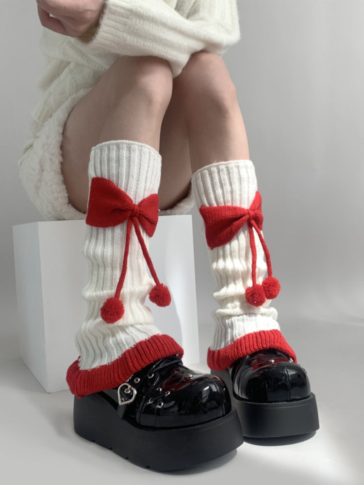 Pink Puff Parade Leg Warmers-ntbhshop