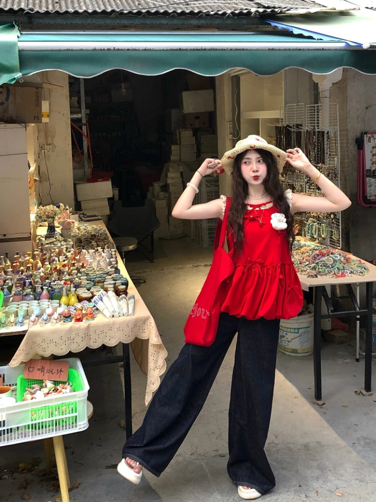 Cherry Pop Princess Bubble Blouses-ntbhshop