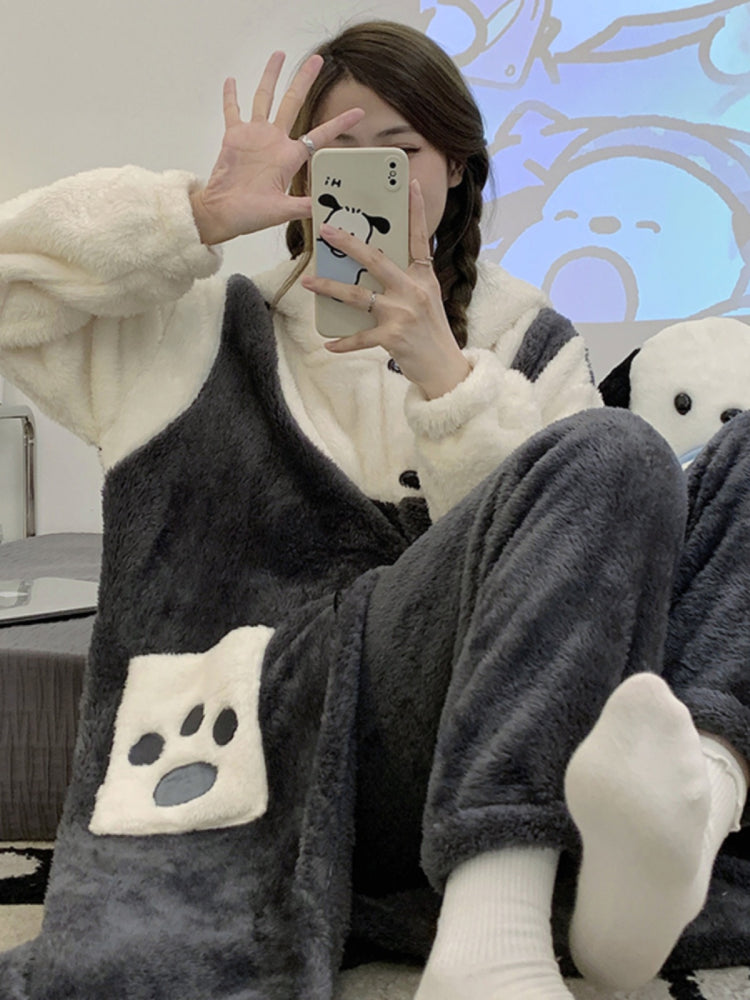 Pochacco Cozy Fleece Pajamas-Sets-ntbhshop
