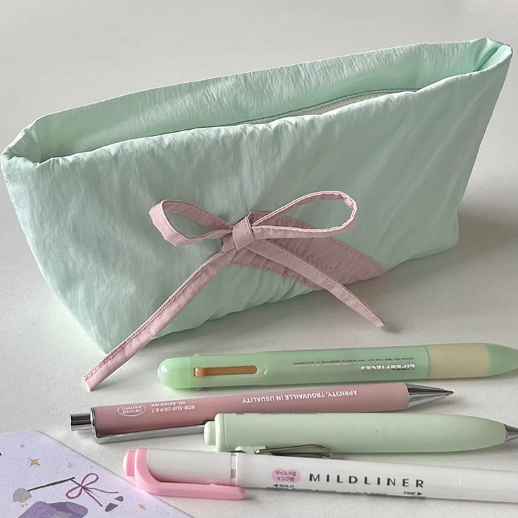 Gentle Ribbon Pencil Cases-Accessories-ntbhshop