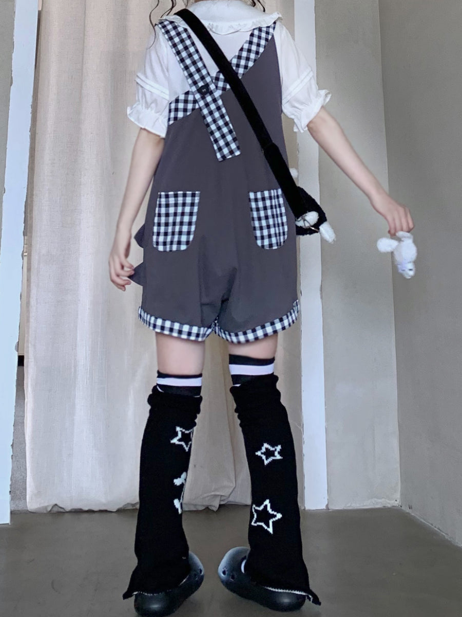 Whimsy Adventure Overall Shorts-Sets-ntbhshop