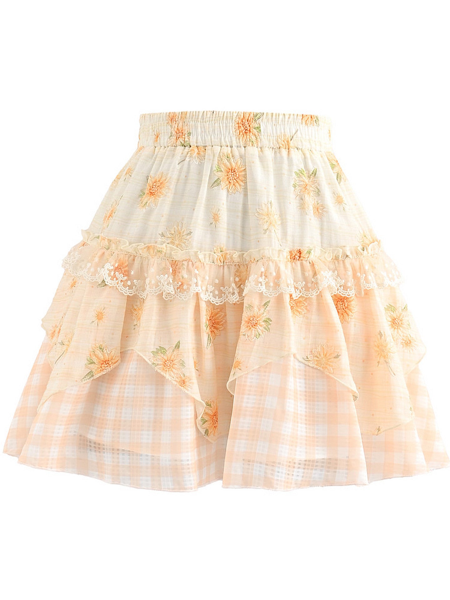 Honey Bloom Cake Skirt-Bottoms-ntbhshop