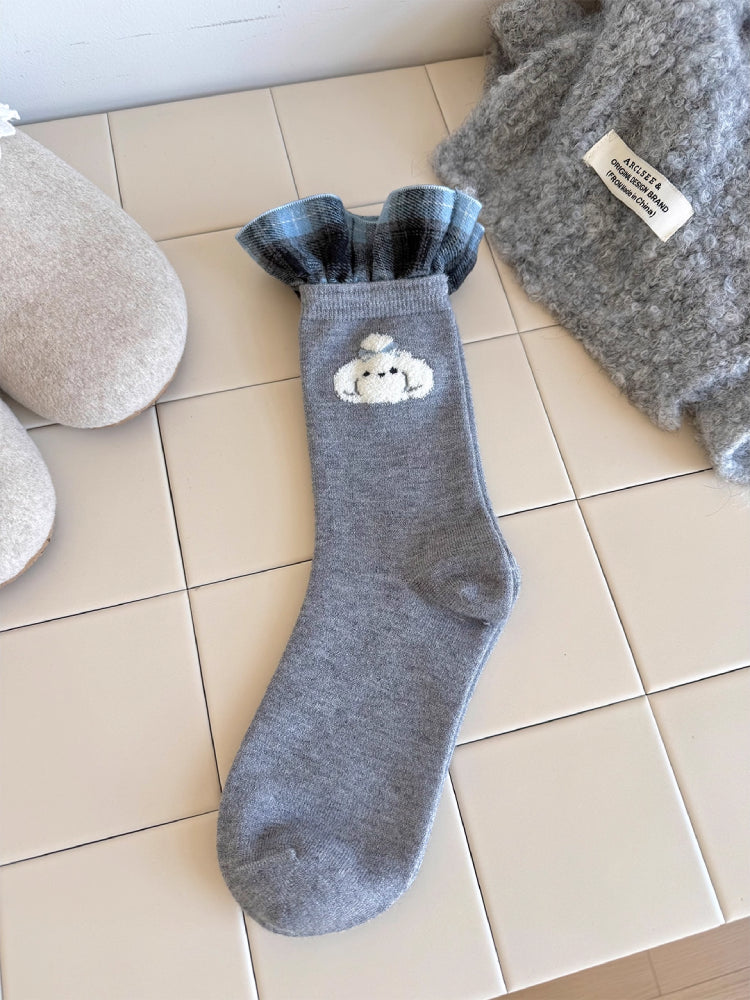 Ruffle Kiss Crew Socks-ntbhshop