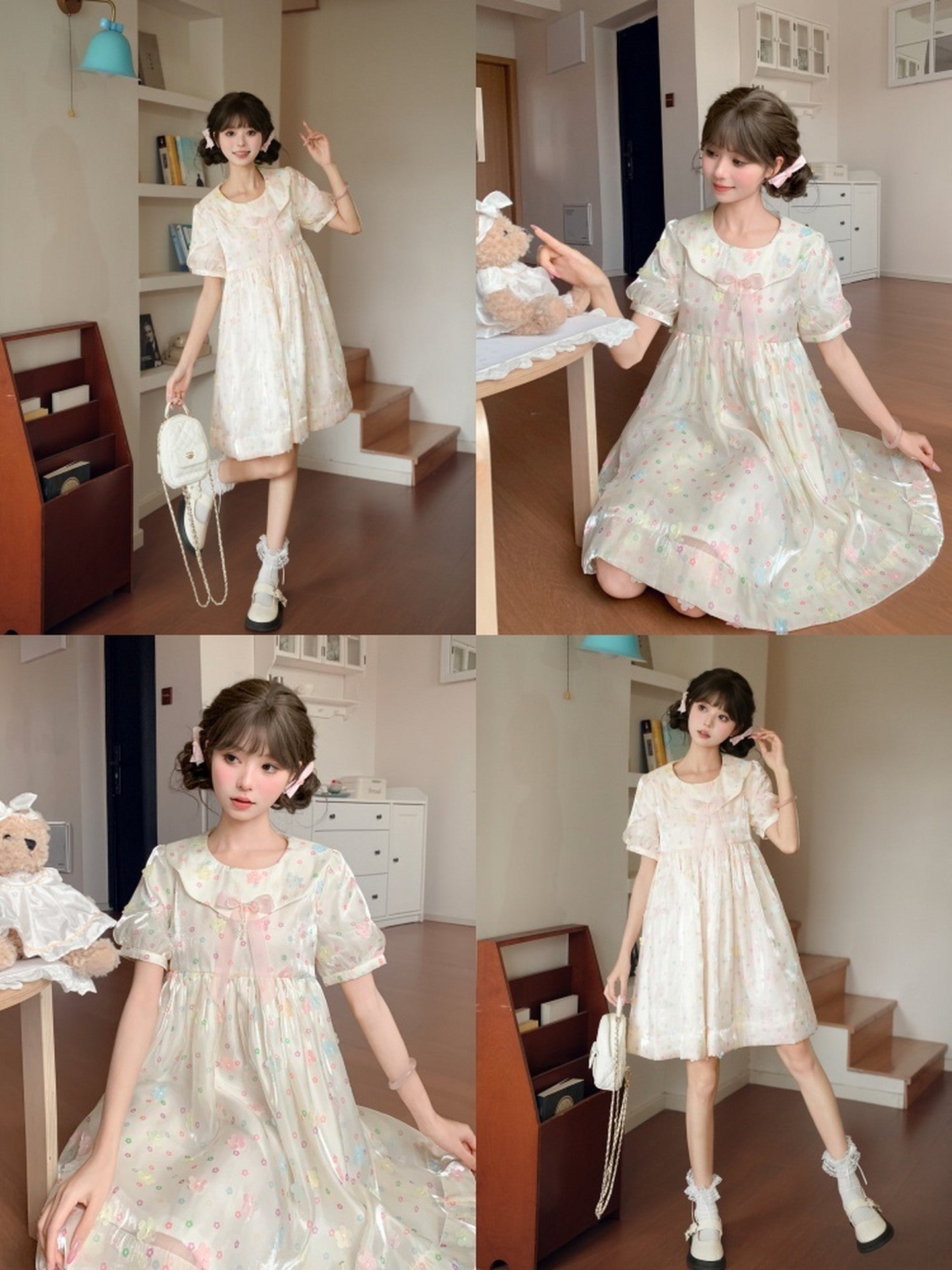 Pixie Bloom Doll Dress-Dresses-ntbhshop