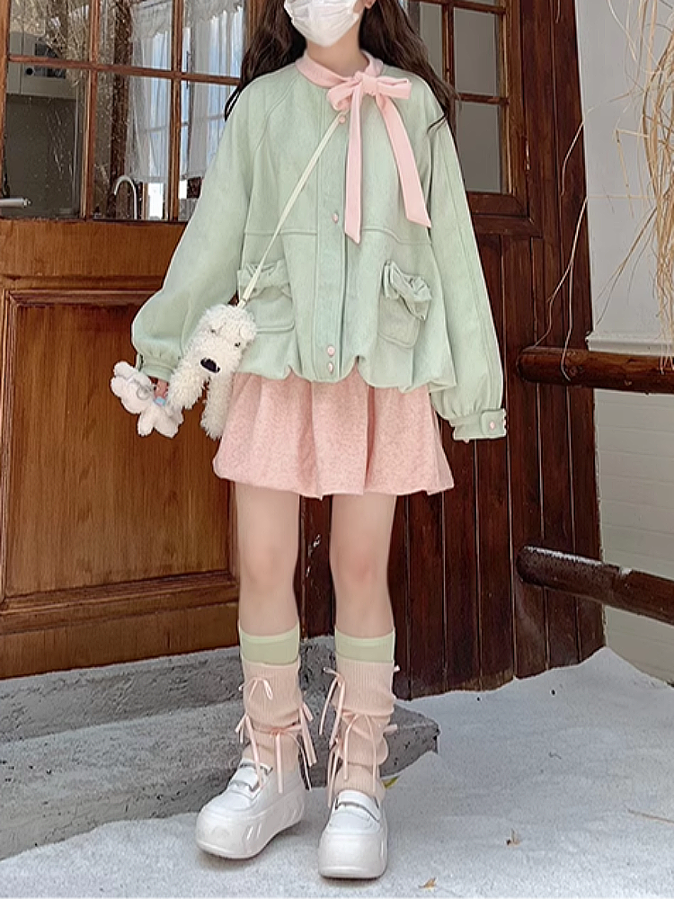 Sakura Matcha Bubble Sweatshirts-ntbhshop