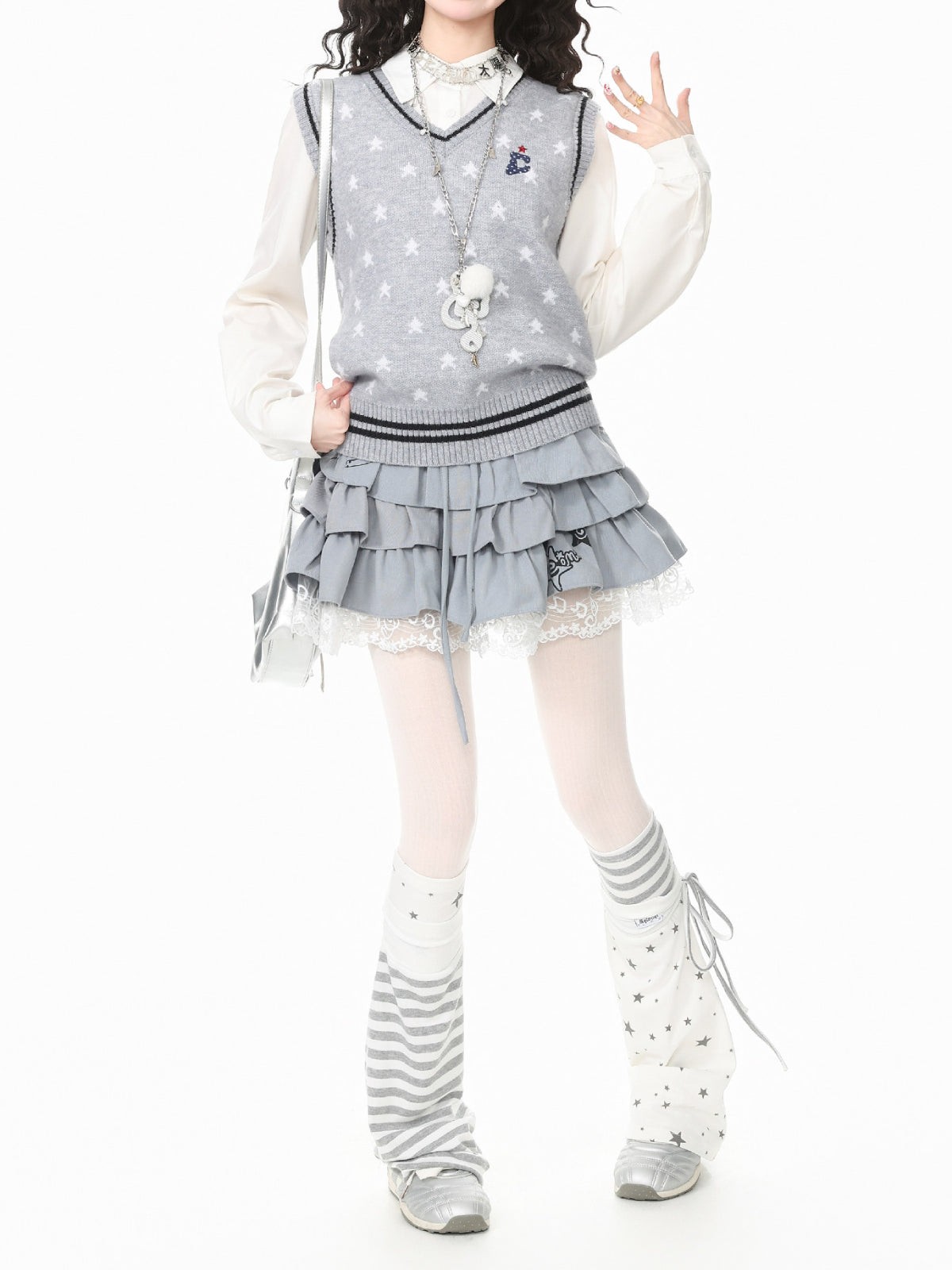 Sky Club Knit Vests-Outerwear-ntbhshop