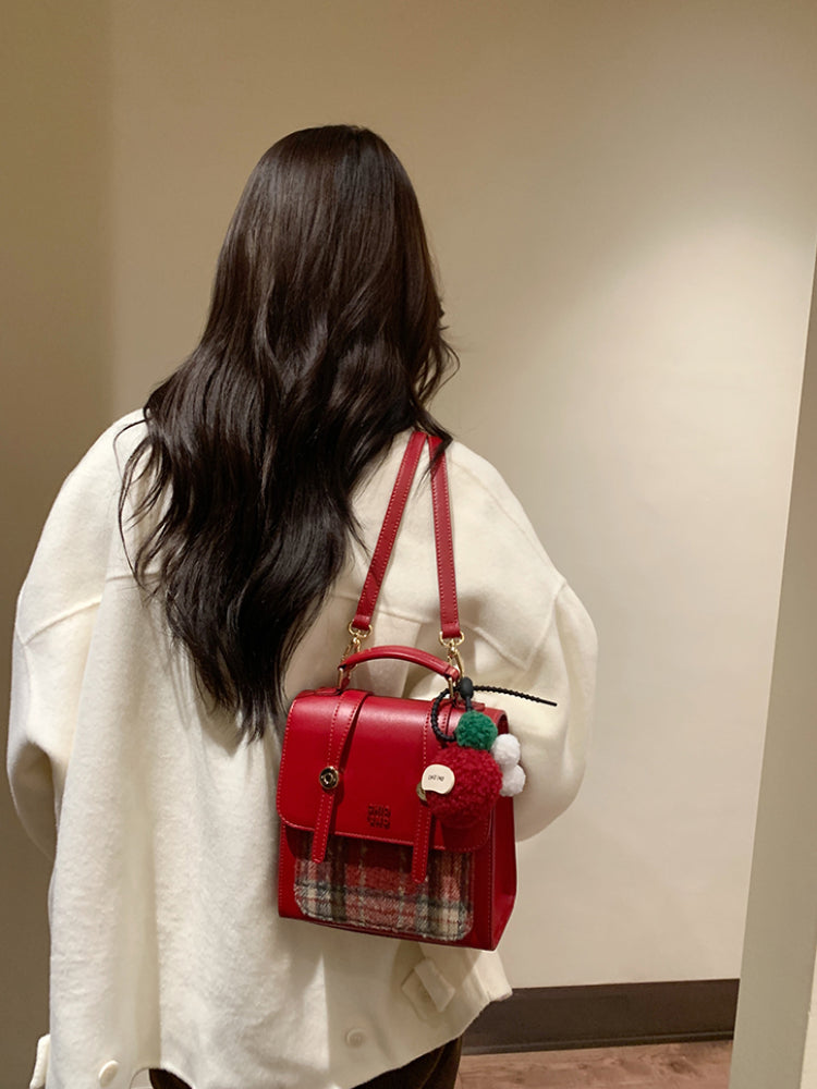 Christmas Plaid Mini Backpacks-ntbhshop