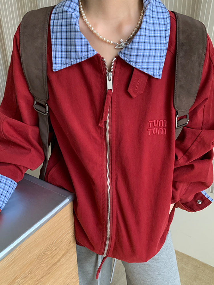 Autumn Varsity Patchwork Jackets-ntbhshop