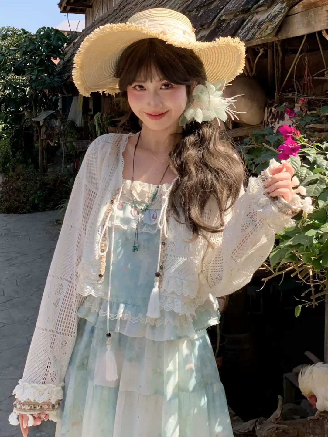Seashell Breeze Knit Cardigan-Outerwear-ntbhshop