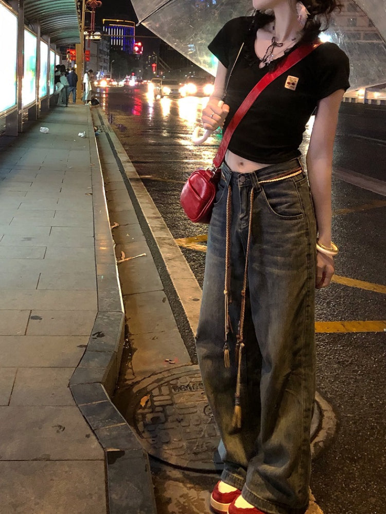 Heart Hollow Dopamine Crop Tops-ntbhshop