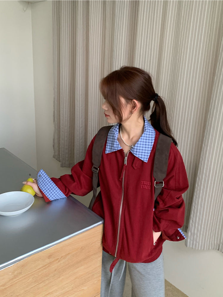 Autumn Varsity Patchwork Jackets-ntbhshop