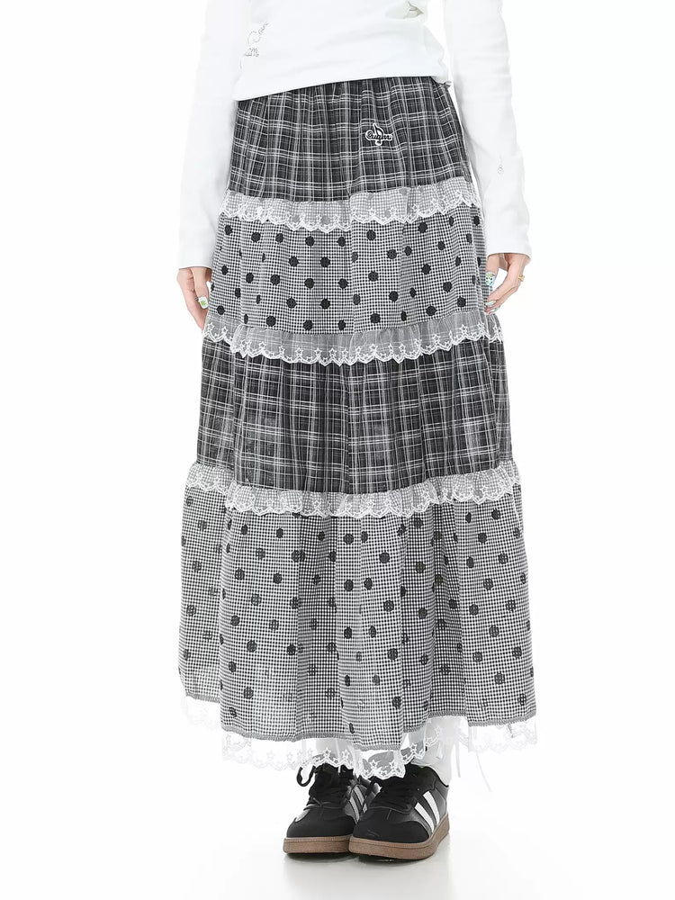 Black Sesame Maxi Skirt-Bottoms-ntbhshop