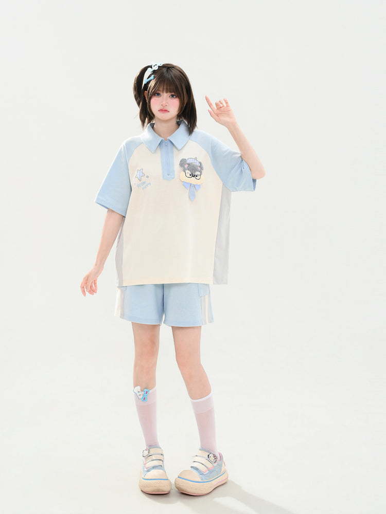 Pup Professor Polo & Shorts-Sets-ntbhshop