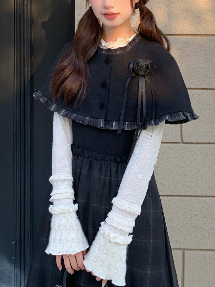 Midnight Rose Cape & Sundress-ntbhshop