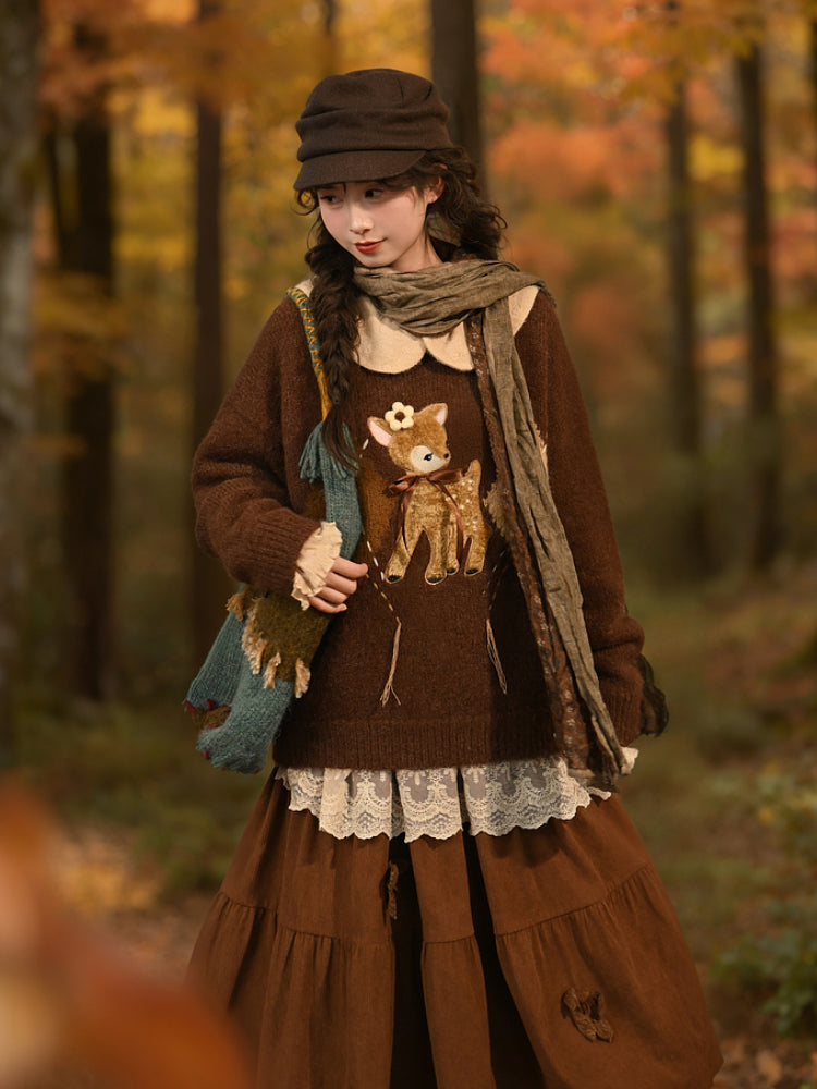 Dear Bambi Cozy Knit Sweater-ntbhshop