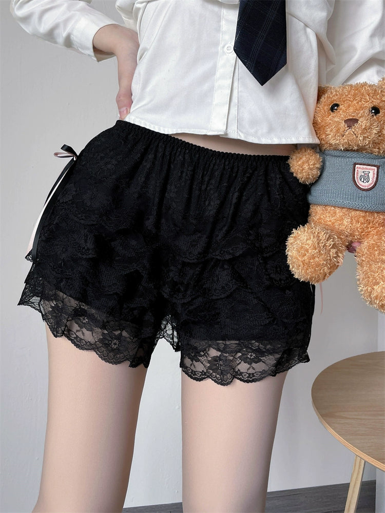 Pure Ribbon Lace Layer Pettipants-ntbhshop