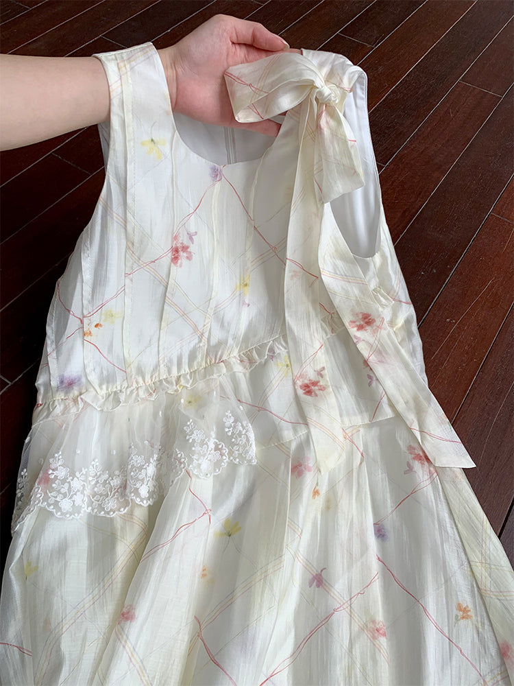 Lolan Garden Sleeveless Bubble Dress-ntbhshop