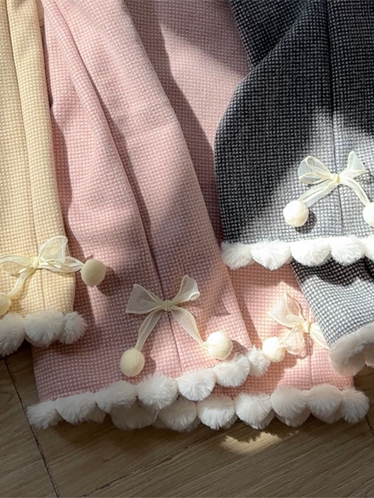 Snowdrop Puffball Wide Leg Pants-ntbhshop