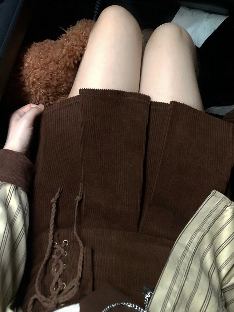 Autumn Confession Pleated Skirts-ntbhshop