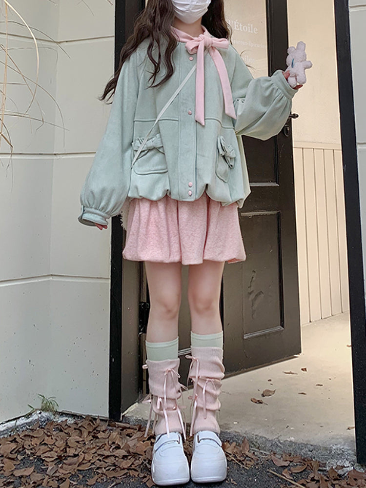 Sakura Matcha Bubble Sweatshirts-ntbhshop