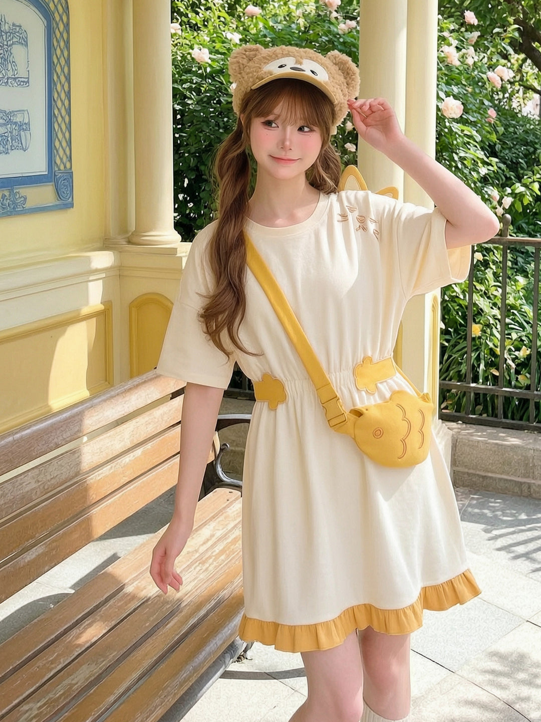 Kitty Butter Dress & Bag-Dresses-ntbhshop