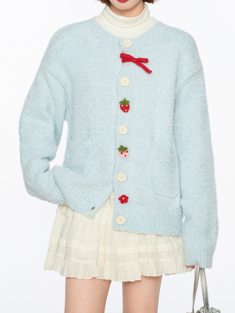 Skyberry Cloud Knit Cardigan-Outerwear-ntbhshop