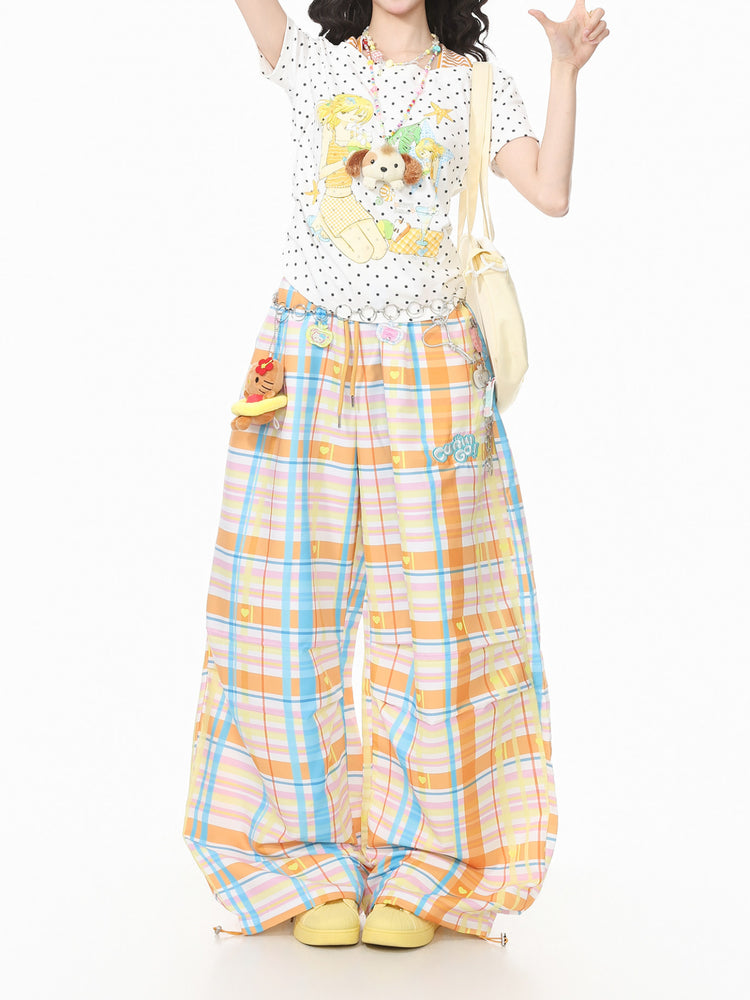 Orange Pop Cargo Pants-Bottoms-ntbhshop