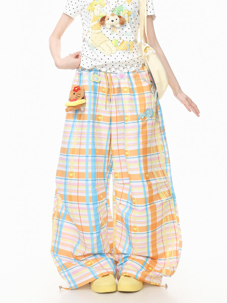 Orange Pop Cargo Pants-Bottoms-ntbhshop