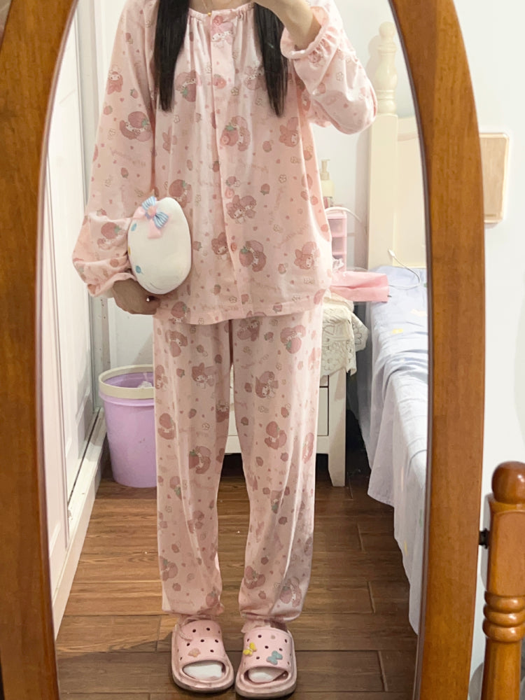 Sweet Melody Cotton Pajama Setss-ntbhshop