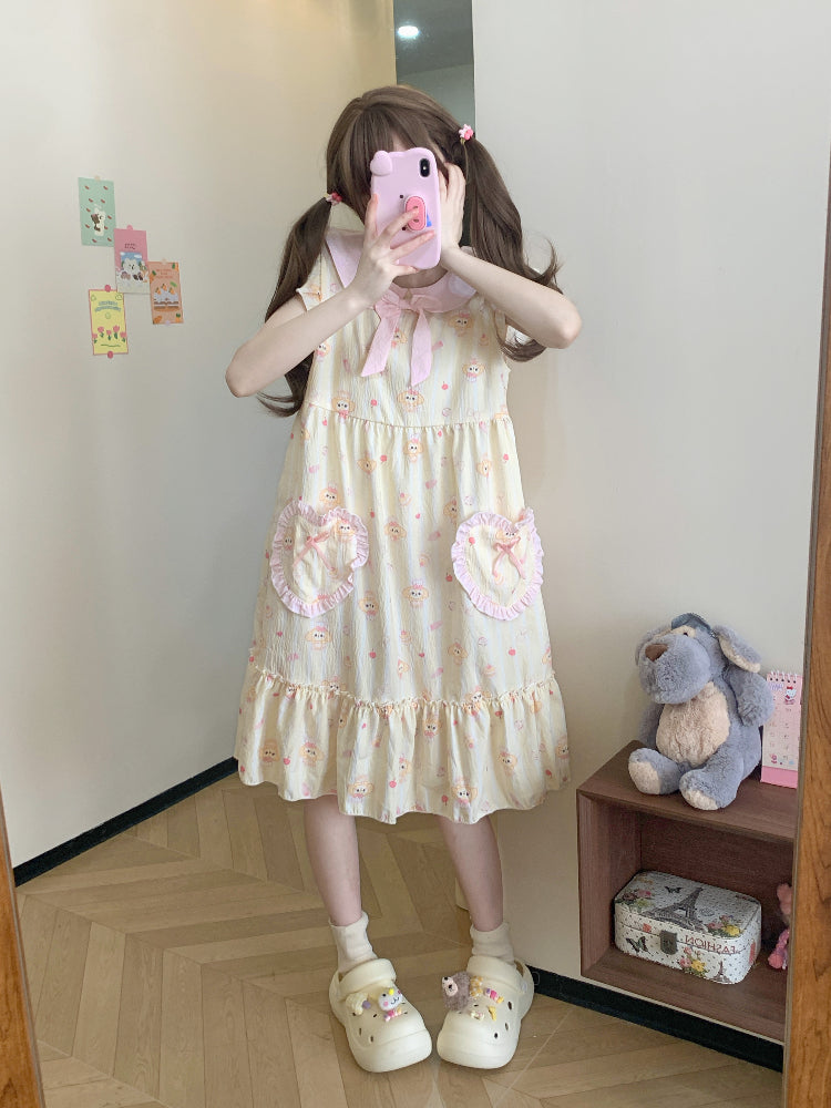 Sugar Girl Fairy Sleeve Nightgown-ntbhshop