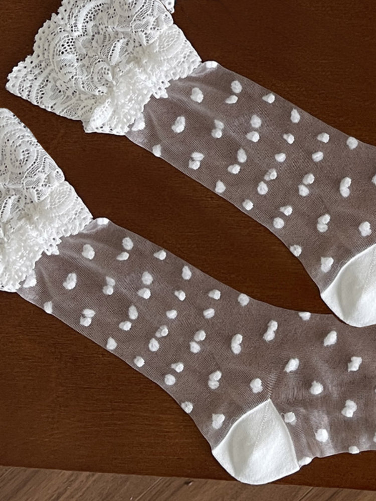 Angels Tea Party Lace Socks Set-ntbhshop