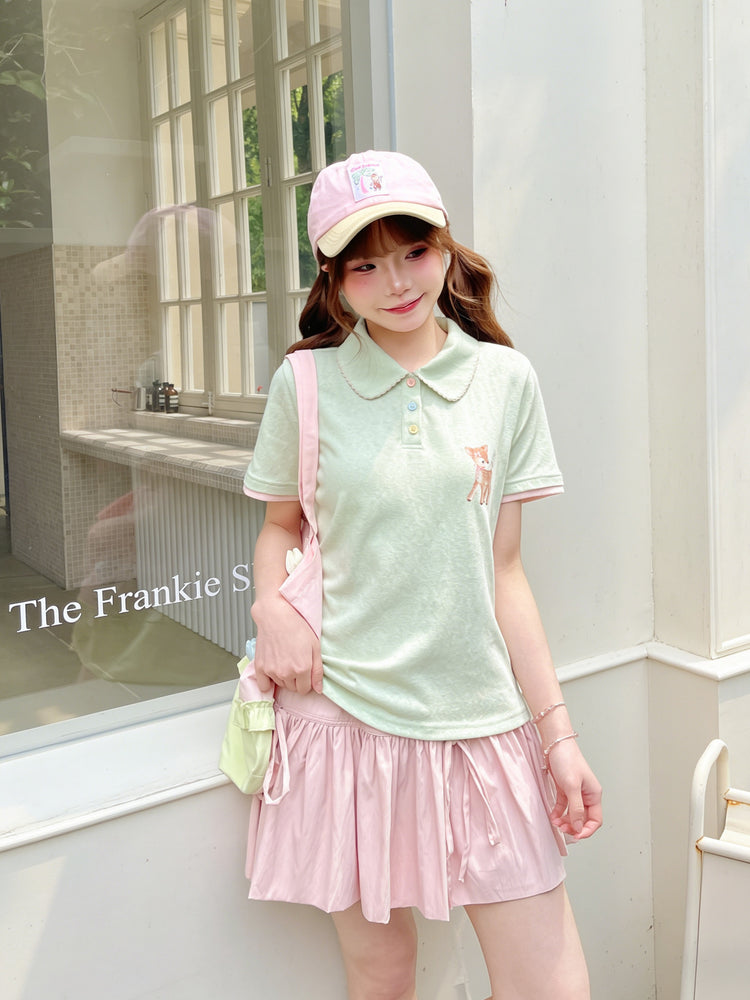 Dear Bambi Polo Tee-Tops-ntbhshop