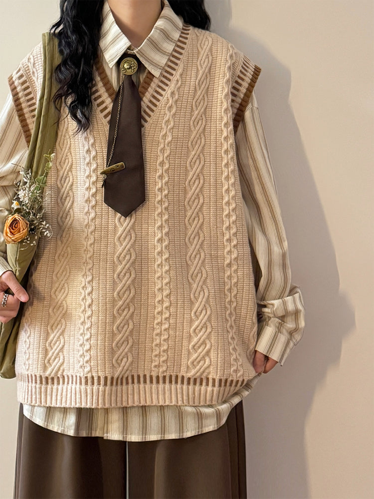 Maple Grove Academia Sweater Vests-ntbhshop