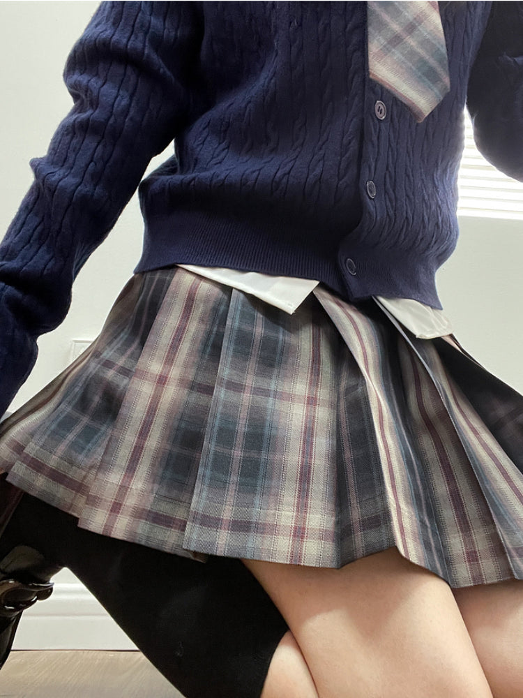 Grape Candy JK Uniform Skirts-ntbhshop