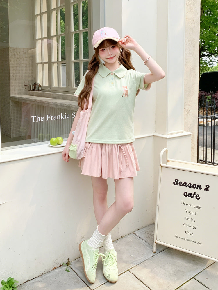 Dear Bambi Polo Tee-Tops-ntbhshop