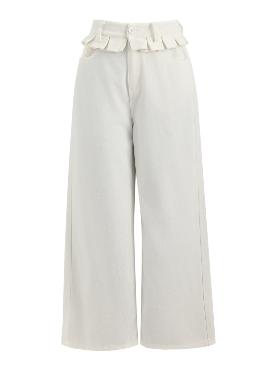 Milk Cloud Wide Pants-Bottoms-ntbhshop
