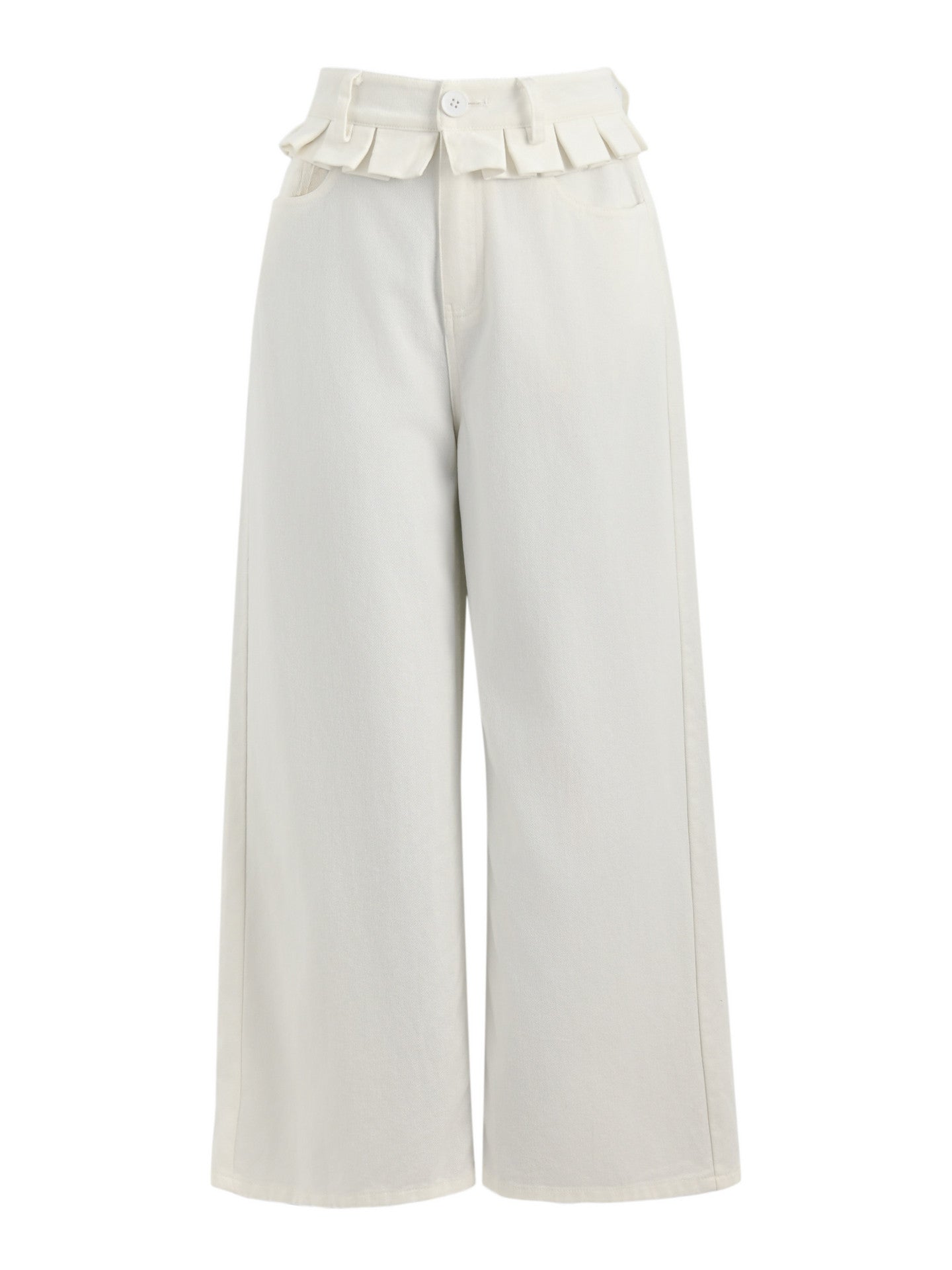 Milk Cloud Wide Pants-Bottoms-ntbhshop