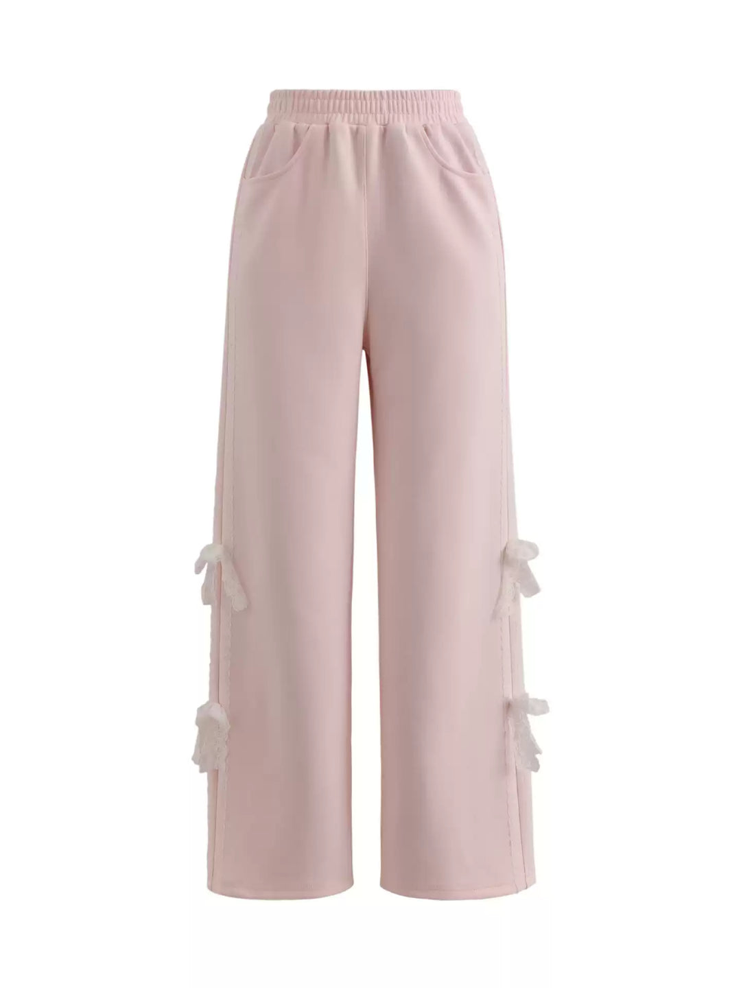 Blush Forest Lace Lounge Pants-Bottoms-ntbhshop