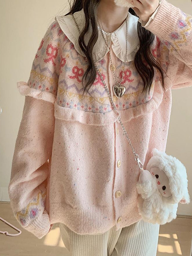 Strawberry Milk Soft Knit Cardigans-ntbhshop