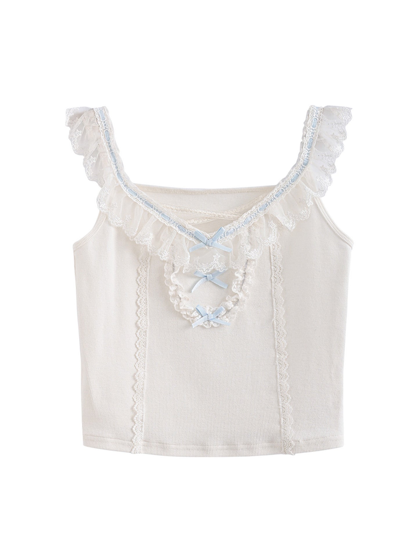 Blue Ribbon Cami Top-Tops-ntbhshop