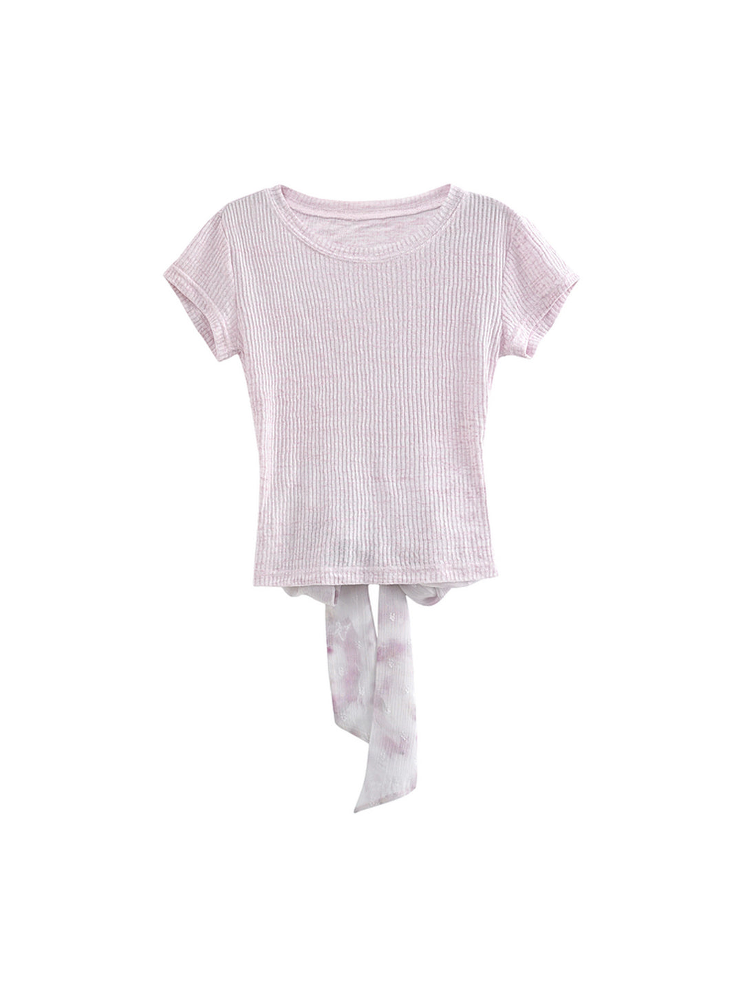 Blush Ribbon Crop Top-Tops-ntbhshop