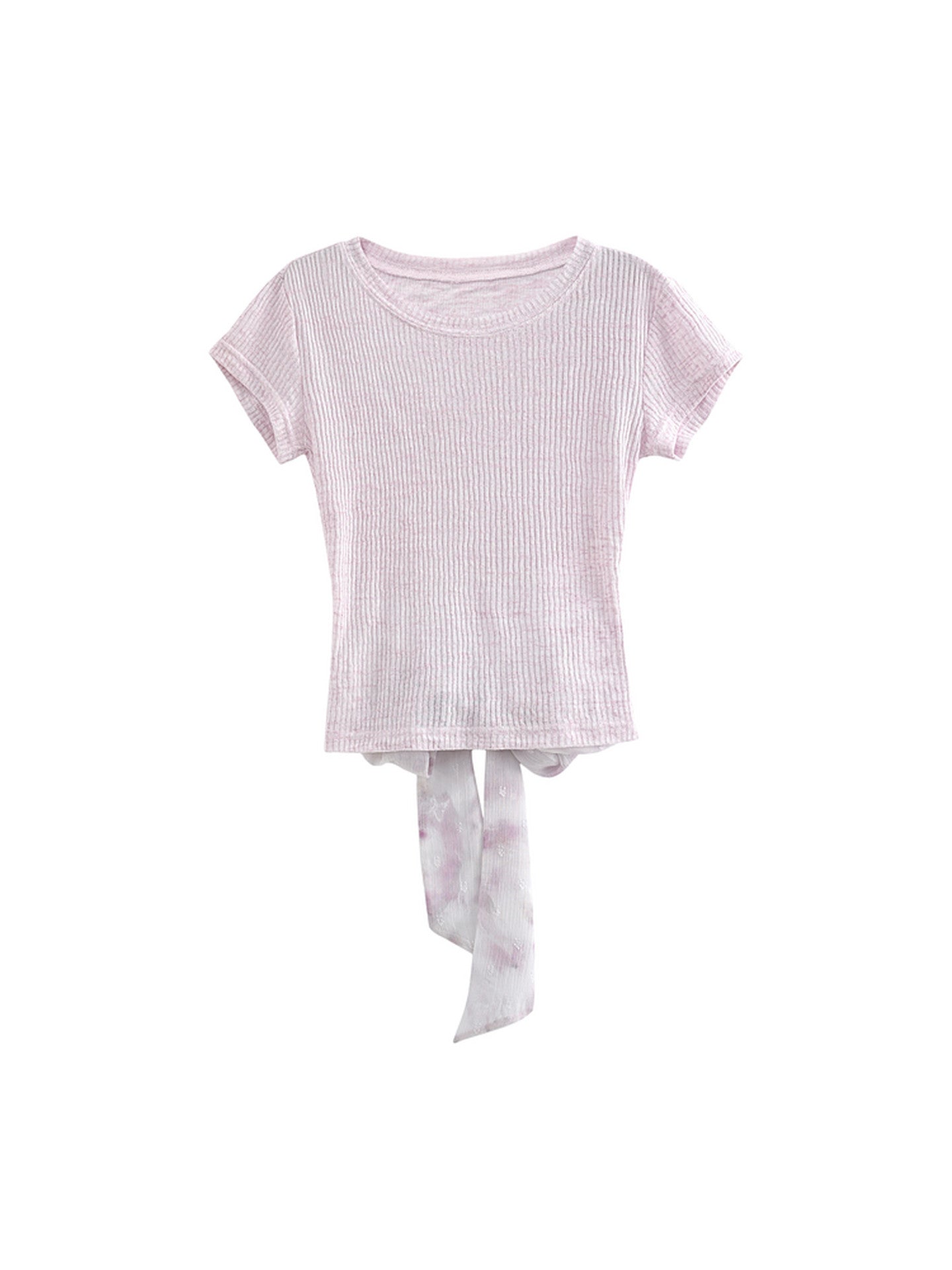 Blush Ribbon Crop Top-Tops-ntbhshop