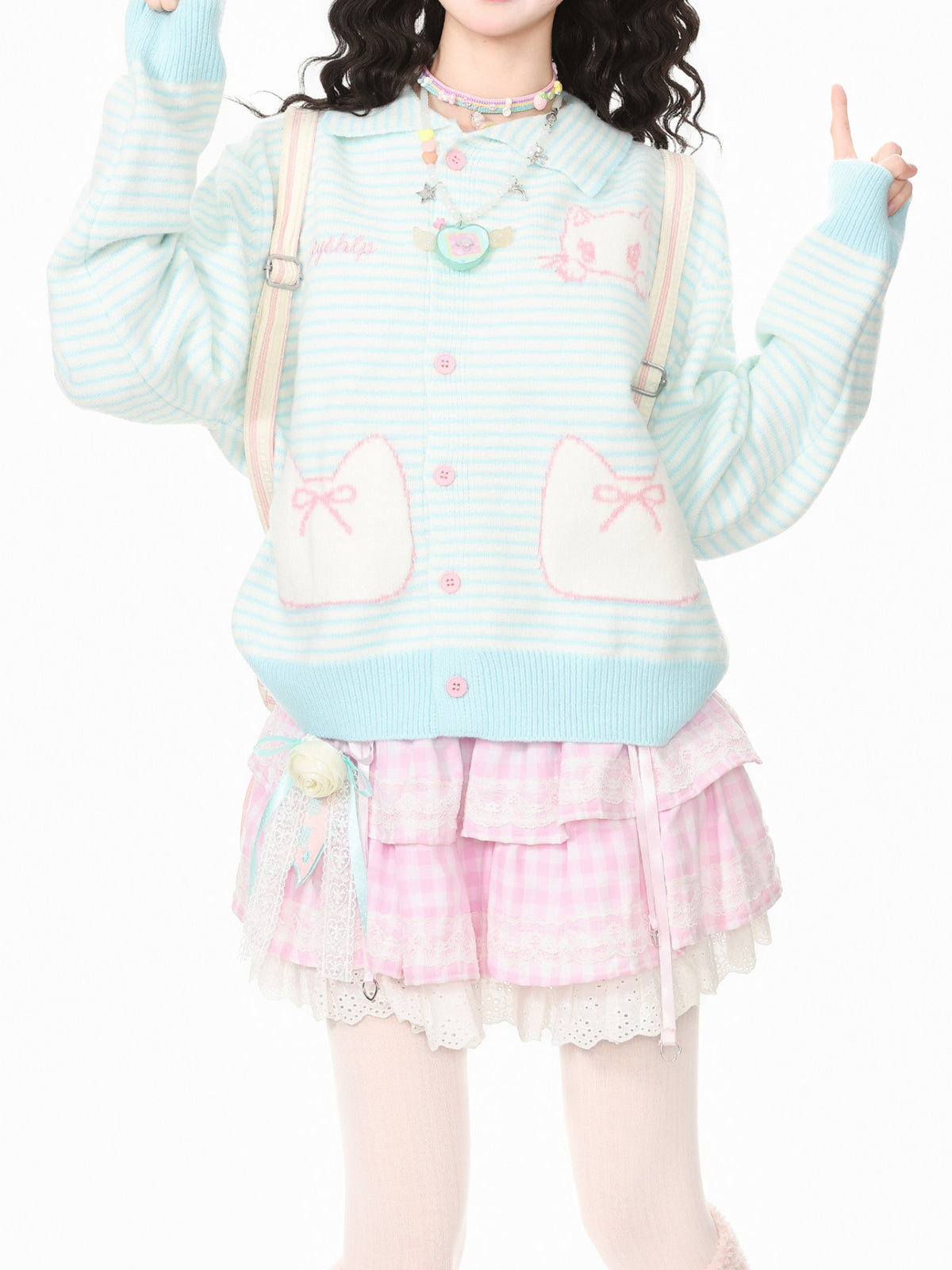 Kitty Pretty Knit Sweaters-Outerwear-ntbhshop