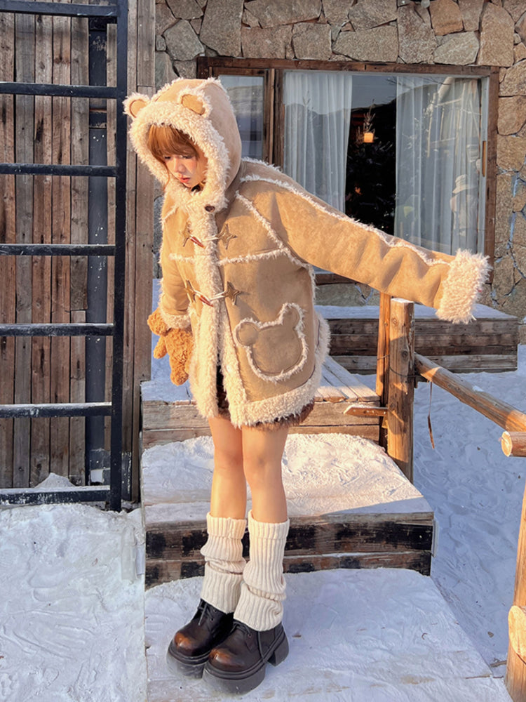 Cuddle Bear Reversible Suede Jacket-ntbhshop